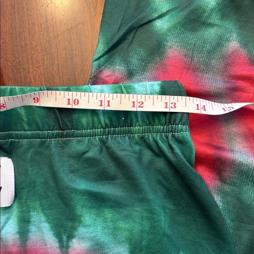 Brief Insanity Tie-Dye Joggers In Red And Green — image 8 of 8